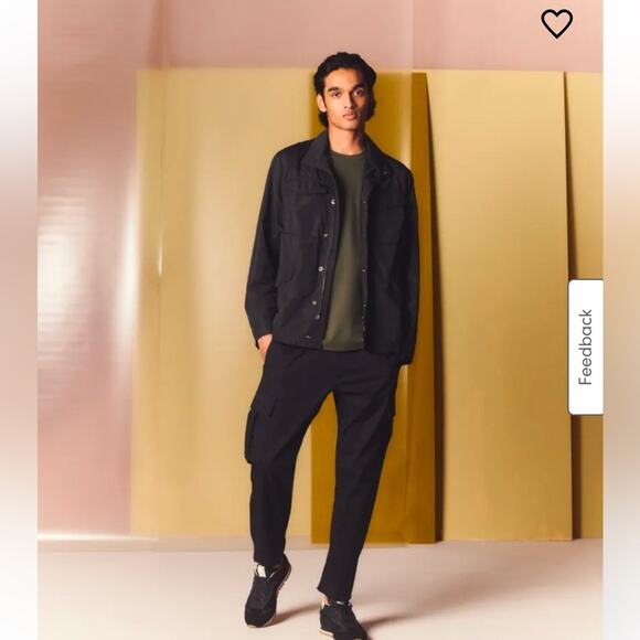 Theory Black Nylon Field Jacket Yost N Fuel Canvas Mens Utility Preppy Outdoor - Picture 13 of 14